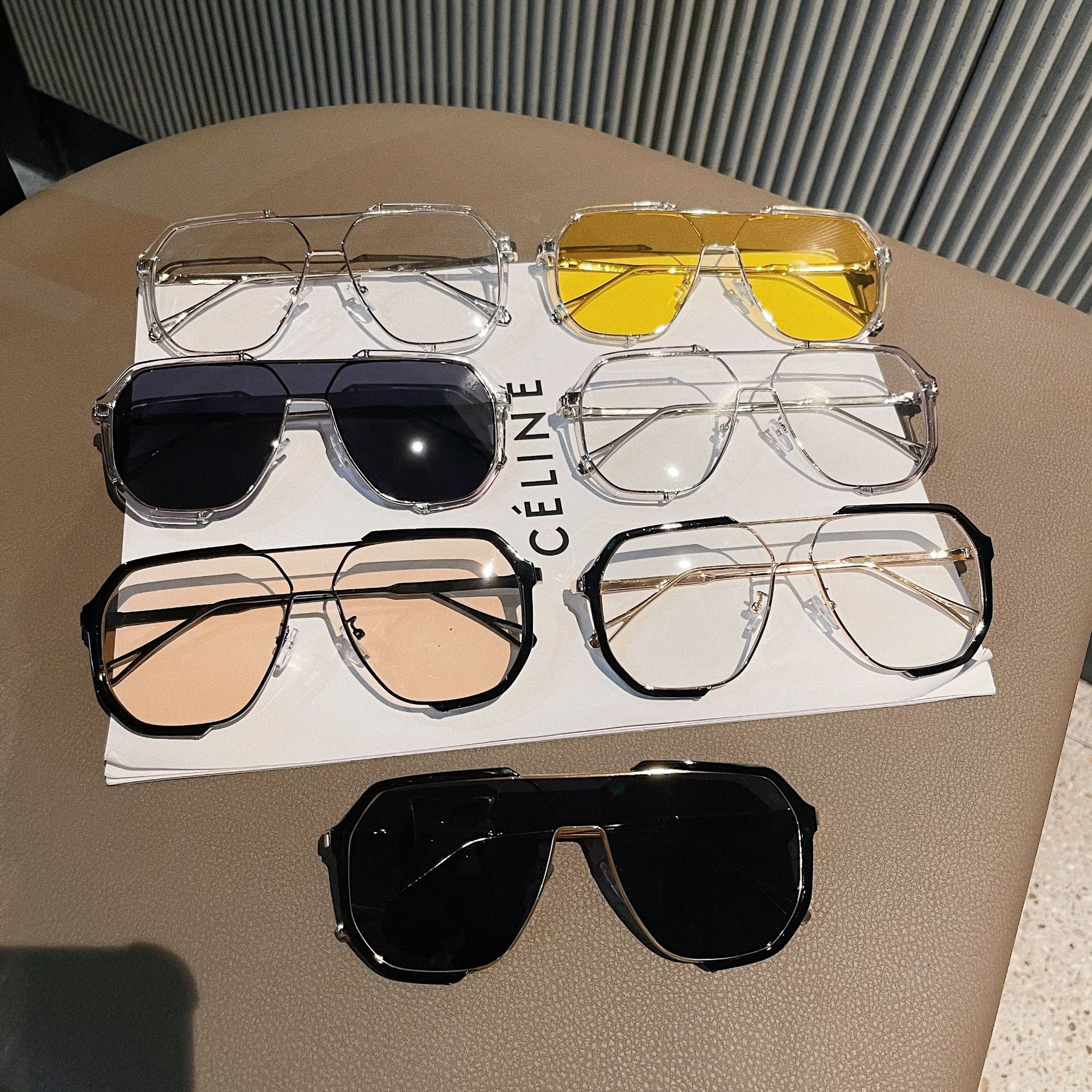 Double Beam Oversized Fashion Glasses
